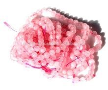 Rose Quartz Round Gemstone Beads