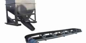 Conveyor Belt with Hopper