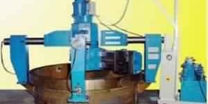 VERTICAL RESTING FLANGE FACING MACHINE