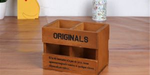 UNIQUE STYLE WOODEN OFFICE TABLE STORAGE BOX