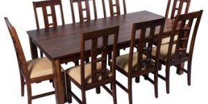 Durable Wooden 8 Seater Dining Set