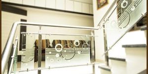 Staircase Railing Glass