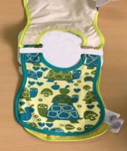 Printed Green and Yellow Kids Bibs Surplus