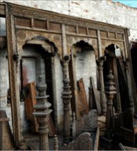 Architectural Vintage CARVED TRIPLE ARCH