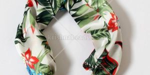 Satin Fabric Printed Hair Band