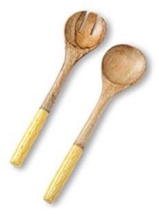 Horn Handmade Salad Cutlery,spoon,fork