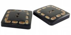 Natural Designed Horn Button