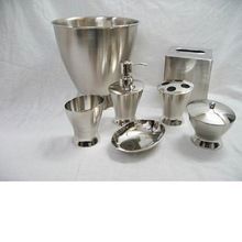 Stainless Steel Bathroom Set