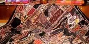 Vintage Sari Beaded Bedspreads Bedding