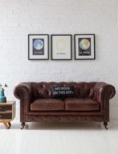 Vintage Leather Chesterfield