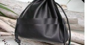 Draw String Leather Pouch