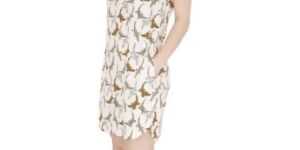 Printed A-line Dress