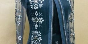 Embroidered Net Jacket