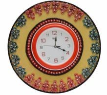 Decorative Wall Clock Handpainted