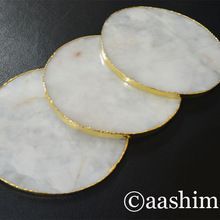 White King Agate Coasters