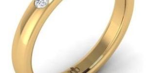 Verve Queen Yellow Gold Diamond Band Ring