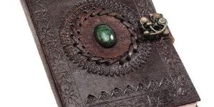 Genuine Leather Engraved Handmade Paper Diary