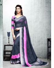 LT Fabrics Satin Patta Sarees