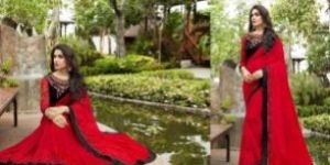 Nakshita Bamberg Georgette Embroidery Saree