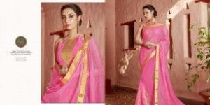 Rehnuma Georgette, Net Embroidery Saree