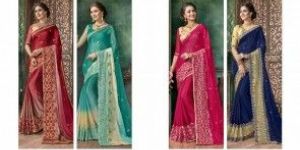 Samantha Georgette Embroidery Saree