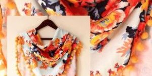 Poly Satin Fabric Scarf
