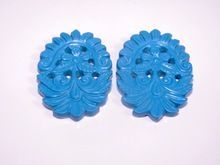 100% Natural semi precious Fancy Pear Shape Pendant jewellery White Shell carving stone