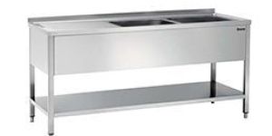 Two Sink Working Table