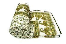 Reversible Cotton Bedspread Bedding Handmade Throw