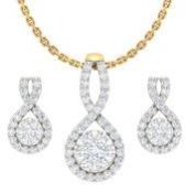 Beautiful Hanging Solitaire Look Real Diamond Pendant