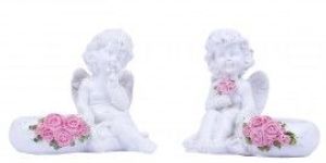 Wonderland Set of 2 Candle Holder Angel for Bonsai Decoration