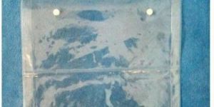 PVC Rectangular Button Bag