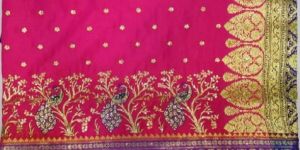 Kanchan Peacock Nylon Silk Saree