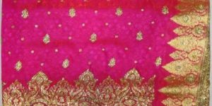 Kundan Skirt Nylon Silk Saree