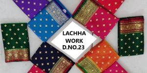 Lachha Work Nylon Silk Saree