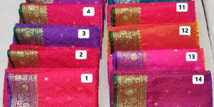 Tanchori Work Nylon Silk Saree