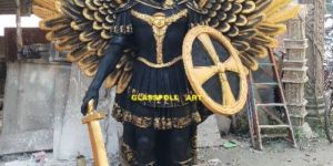 Fiber Saint Michael Statue