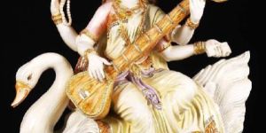 Fiberglass Saraswati Statue