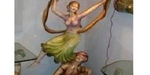 Fiberglass Sculpture Lamp