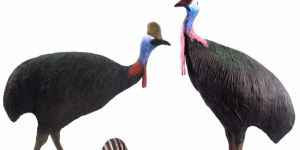 Glasspoll Art Offering Fiberglass Bird Statue