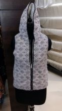 KHADI SLEEVELESS HOODIES FOR LADIES