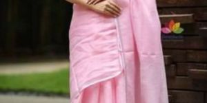 Pure Linen Saree