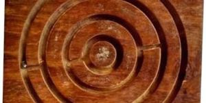 Wooden Square Maze Game