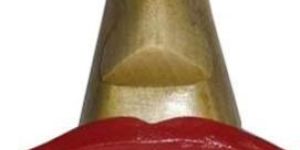 Wooden Yellow Lip Shaped Spectacle Stand