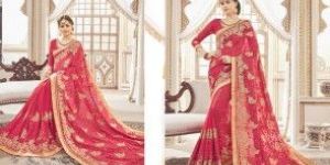 Triveni Yashvi Pure Georgette Fabric Sarees