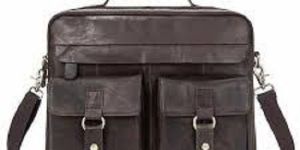Stylish Leather Messenger Bag