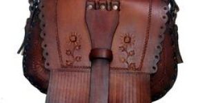 Vintage Leather Fringe Bag