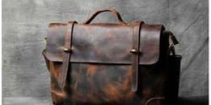Vintage Leather Laptop Bag