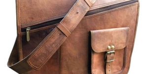 Vintage Leather Messenger Bag