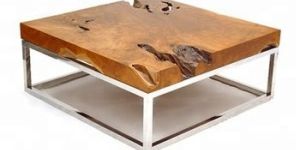Wood Square Coffee Table